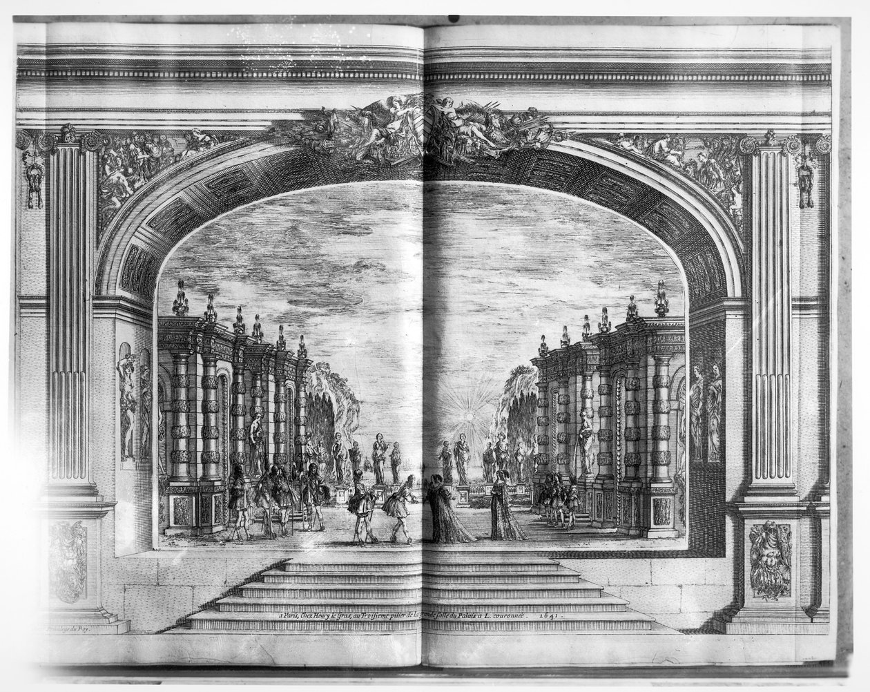 Cena de &39;Mirame&39; possivelmente do Cardeal Richelieu (1585-1642) 1641 de French School