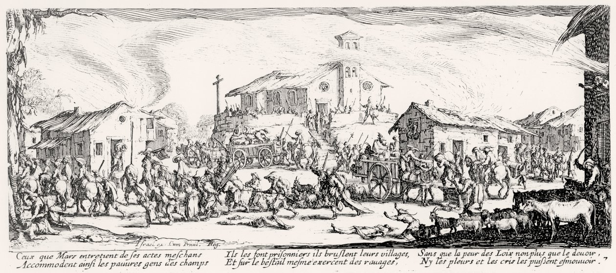 Cena da Guerra dos Trinta Anos de French School