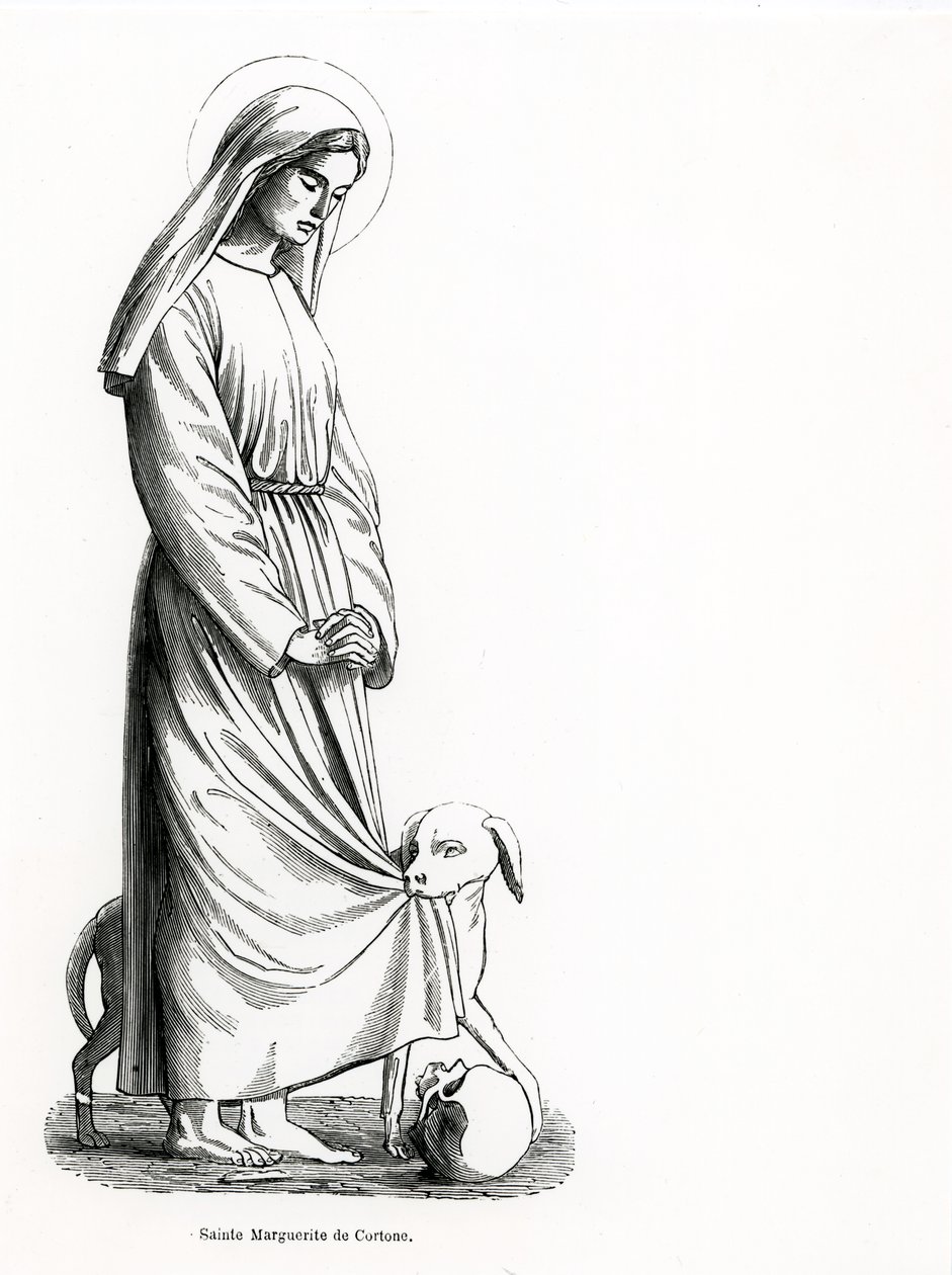 Santa Margarida de Cortona (c.1247-97) de French School