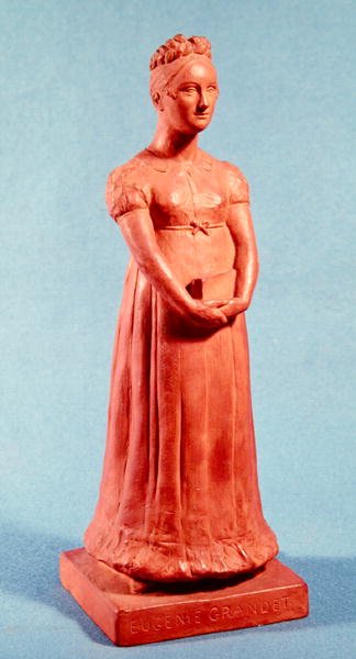 Estatueta de Eugenie Grandet (terracota) de French School