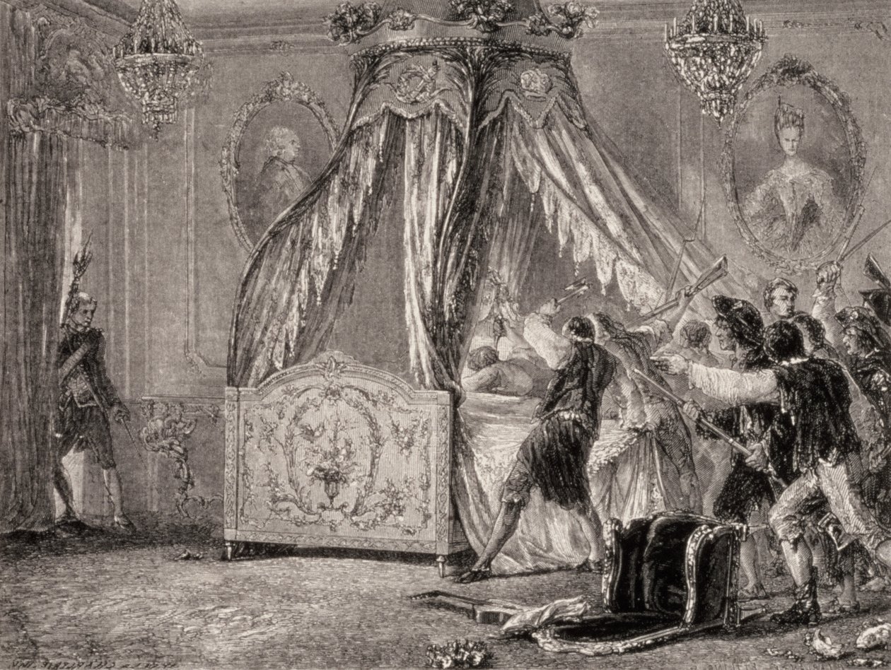 Storming the Queen&39;s Bedroom, outubro de 1789, Revolução Francesa de French School