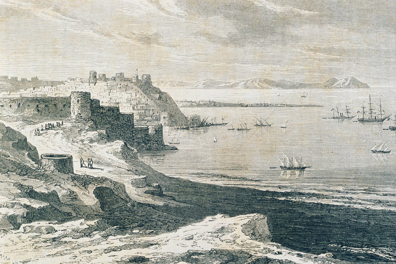 Tânger na década de 1860 de French School