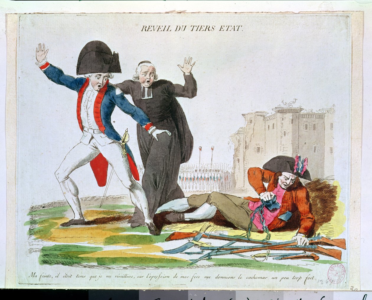 O Despertar do Terceiro Estado, julho de 1789 (veja também 266297) de French School