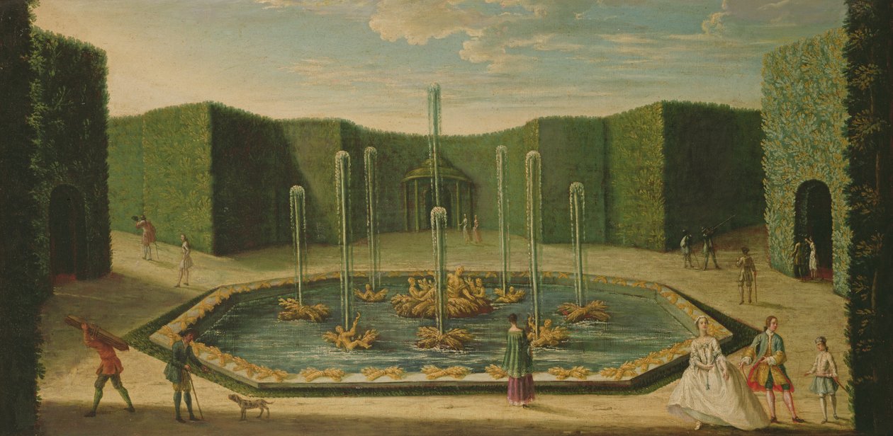 A bacia de Ceres em Versalhes, início do século XVIII de French School