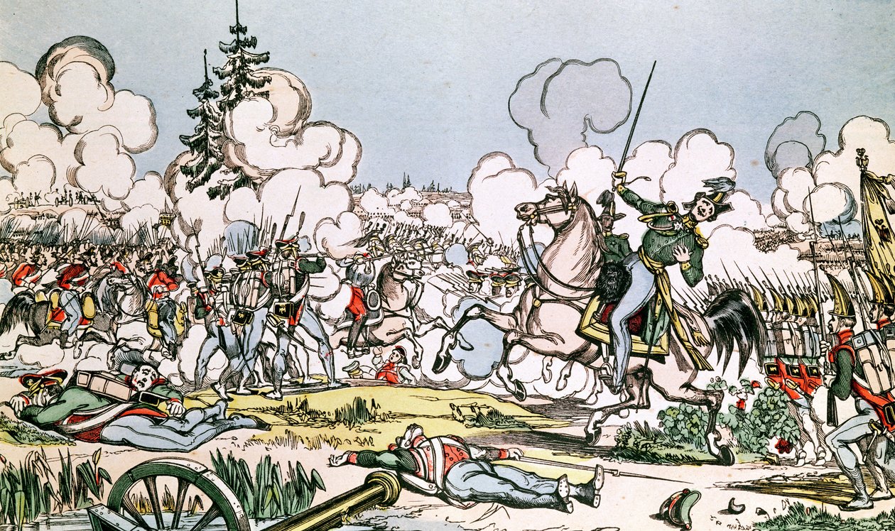 A Batalha de Moscou, 7 de setembro de 1812 de French School