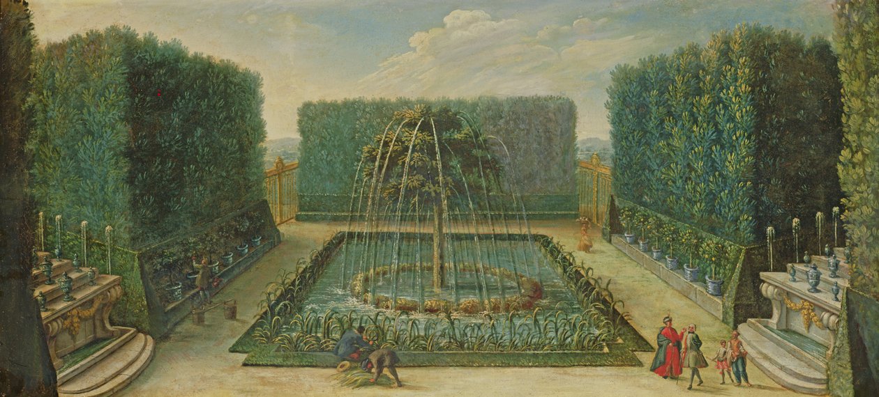 O Bosquet du Marais, início do século XVIII de French School