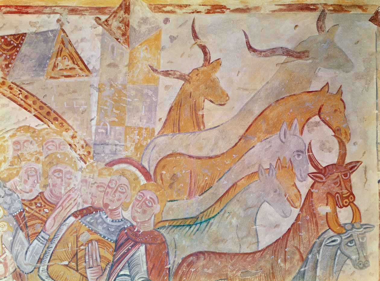 A limpeza do templo (detalhe) de French School