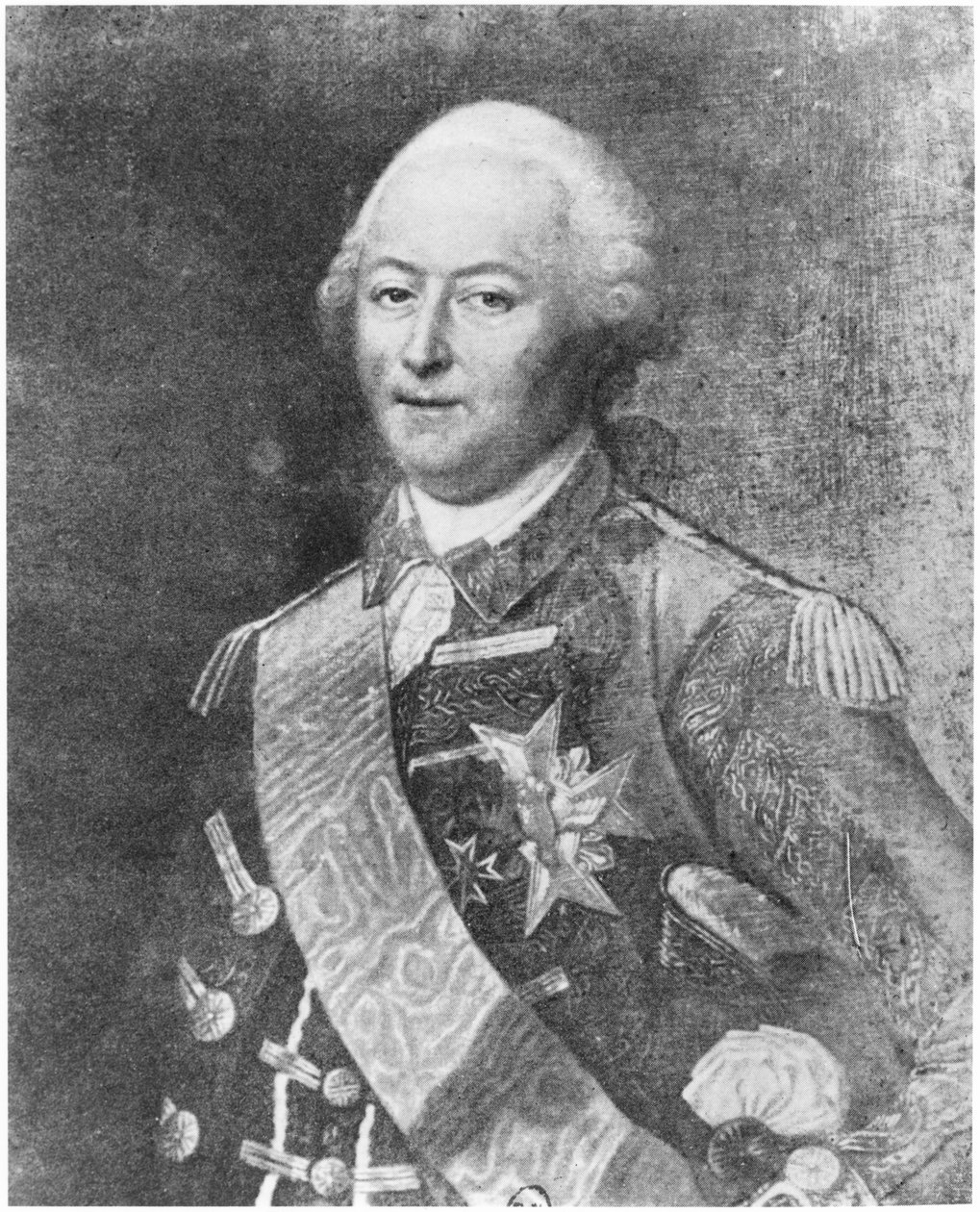 Duque de aiguillon de French School
