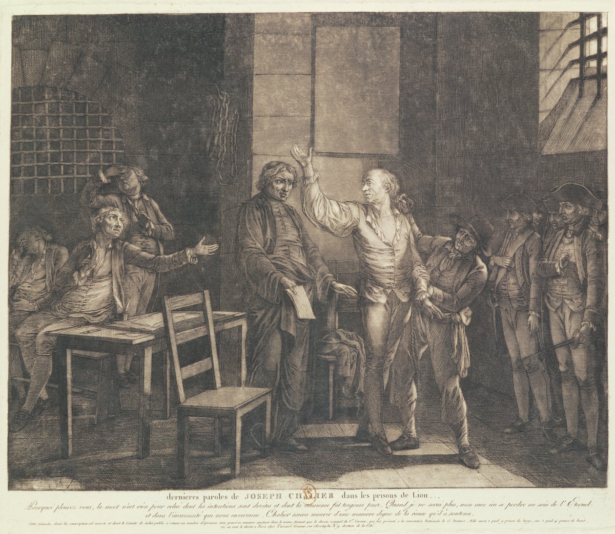 O discurso final de Joseph Chalier de French School