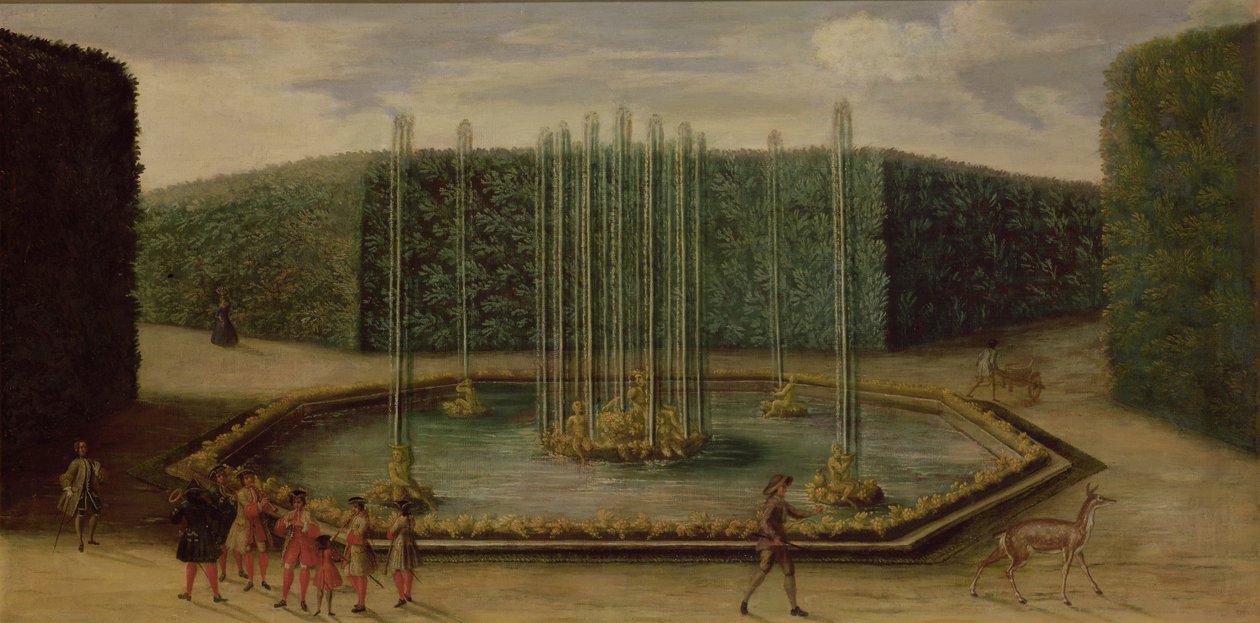 A fonte de Baco em Versalhes de French School