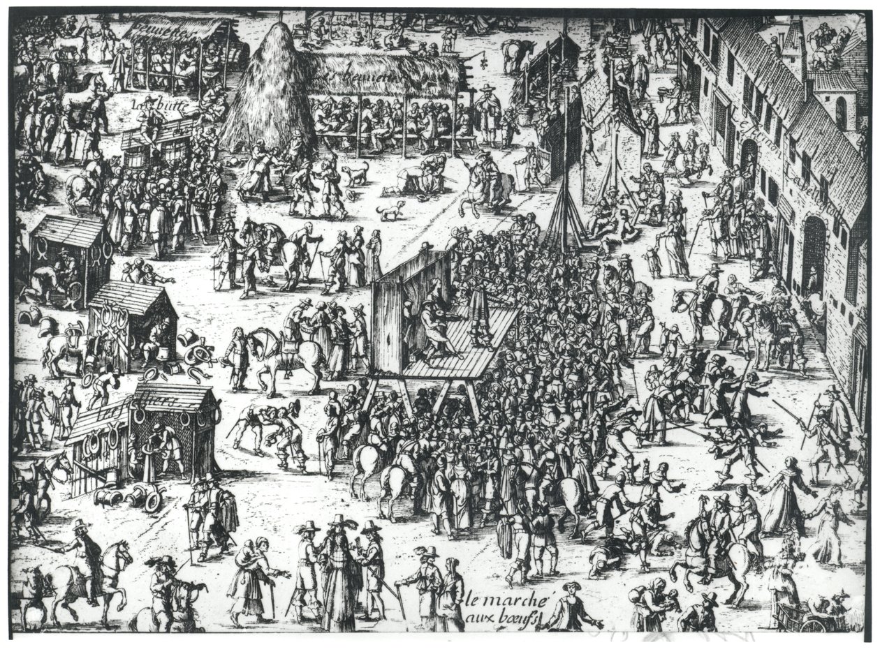 A Feira de Guilbray e o Mercado de Gado de French School