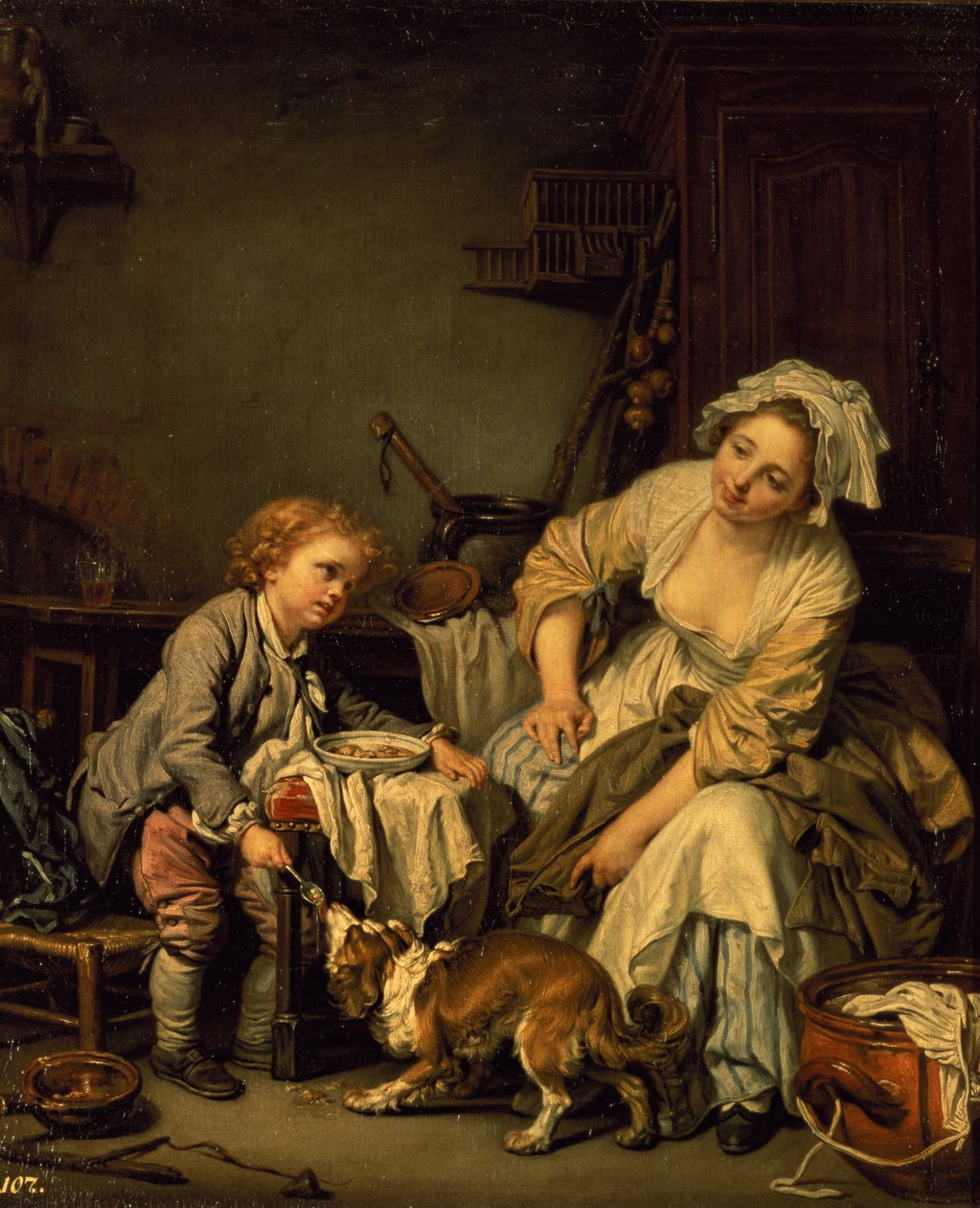 A empregada de cozinha de French School
