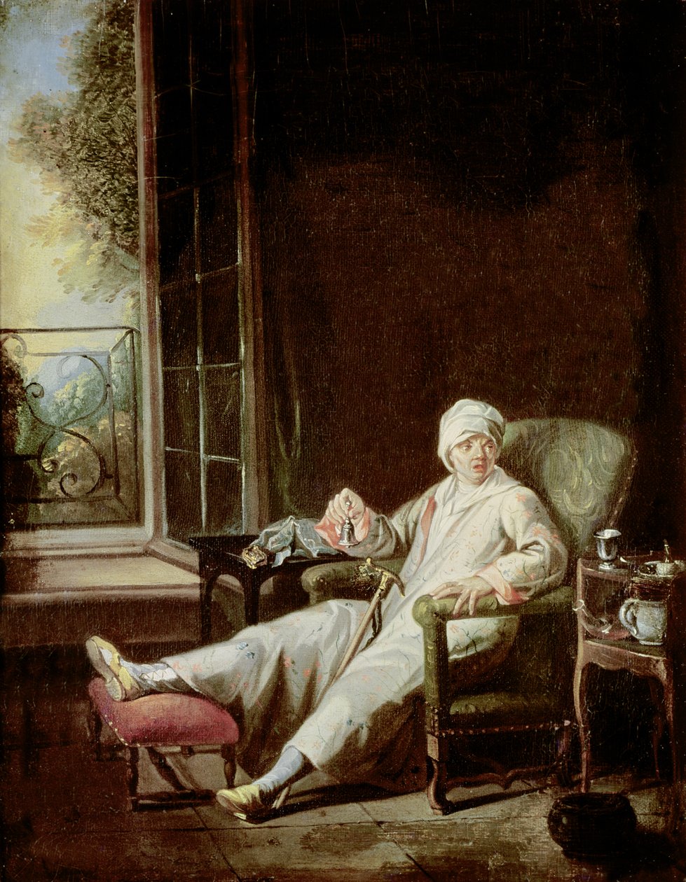 O homem paralítico de French School