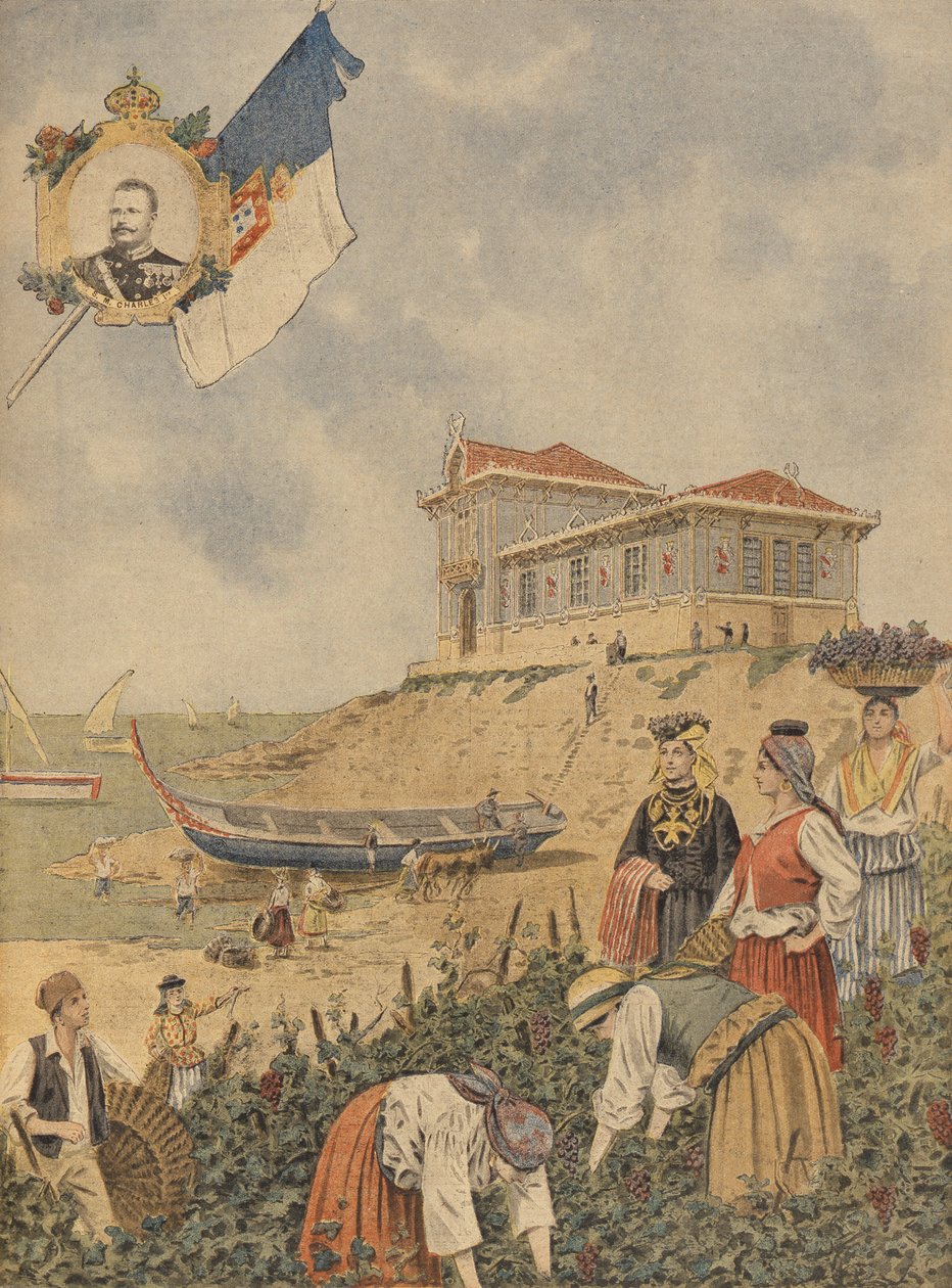 Pavilhão de Portugal na Exposição Universal de 1900, Paris, ilustração do Le Petit Journal, 26 de agosto de 1900 de French School