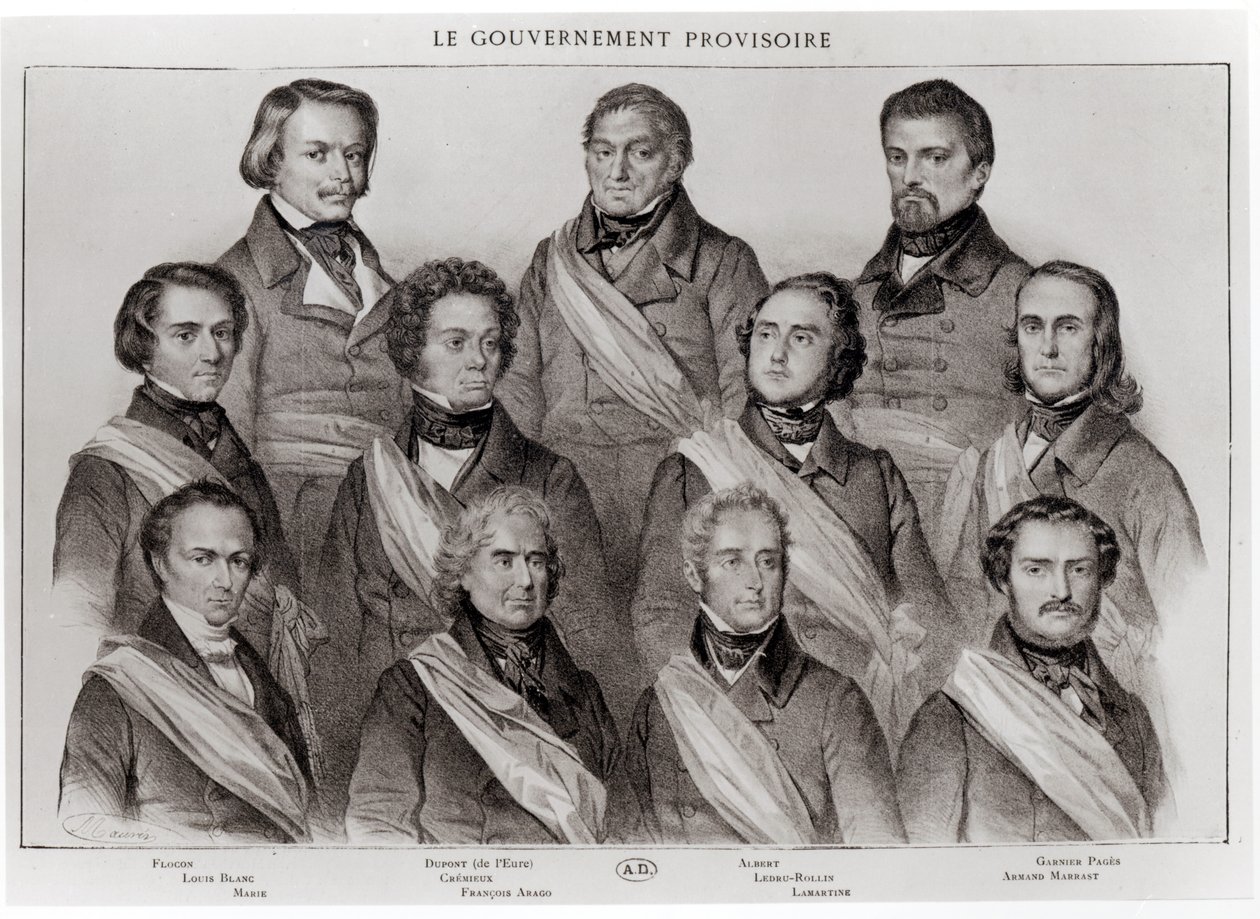 O governo provisório de 1848 de French School