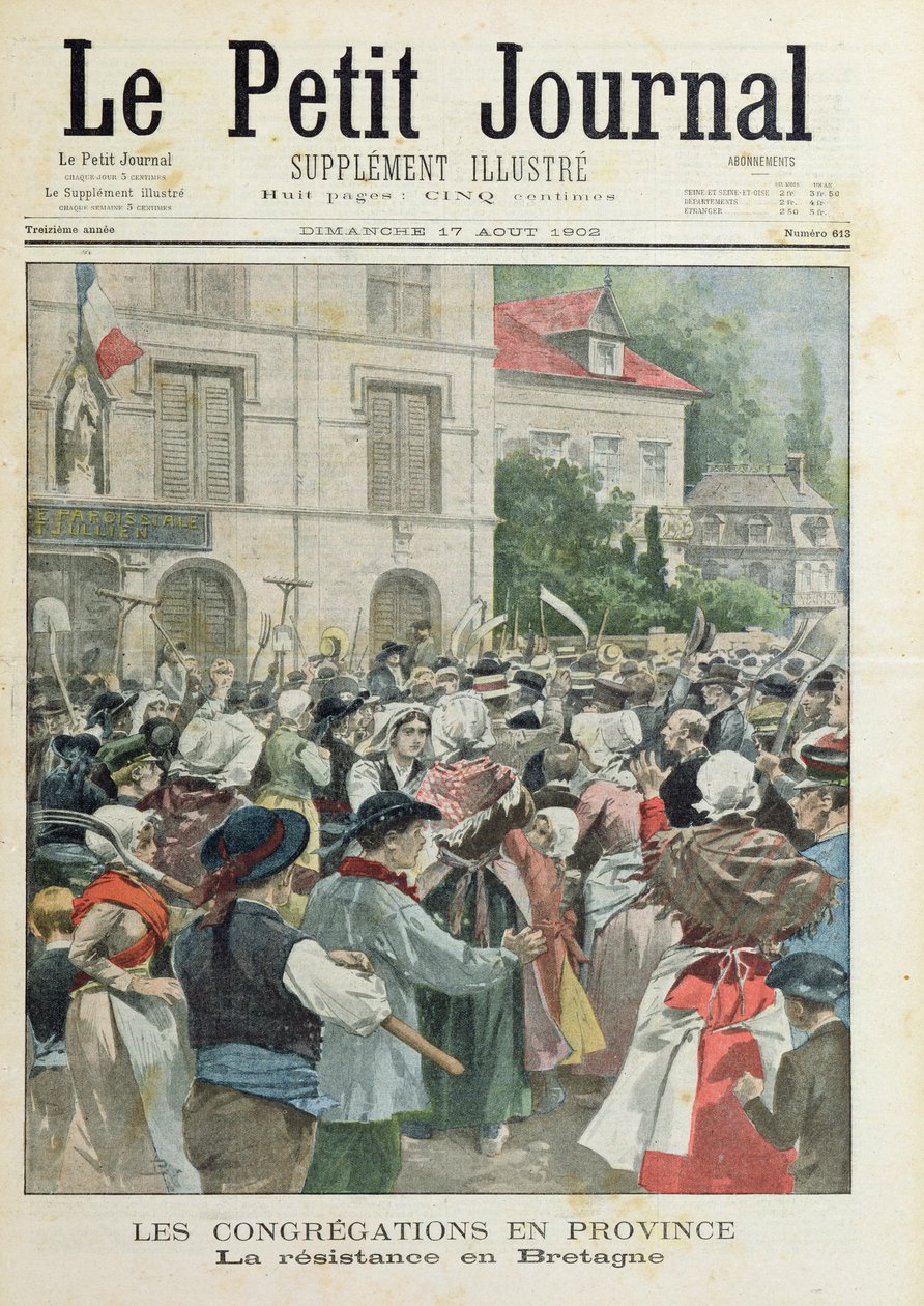 The Resistance in Brittany, de &39;Le Petit Journal&39;, 17 de agosto de 1902 de French School