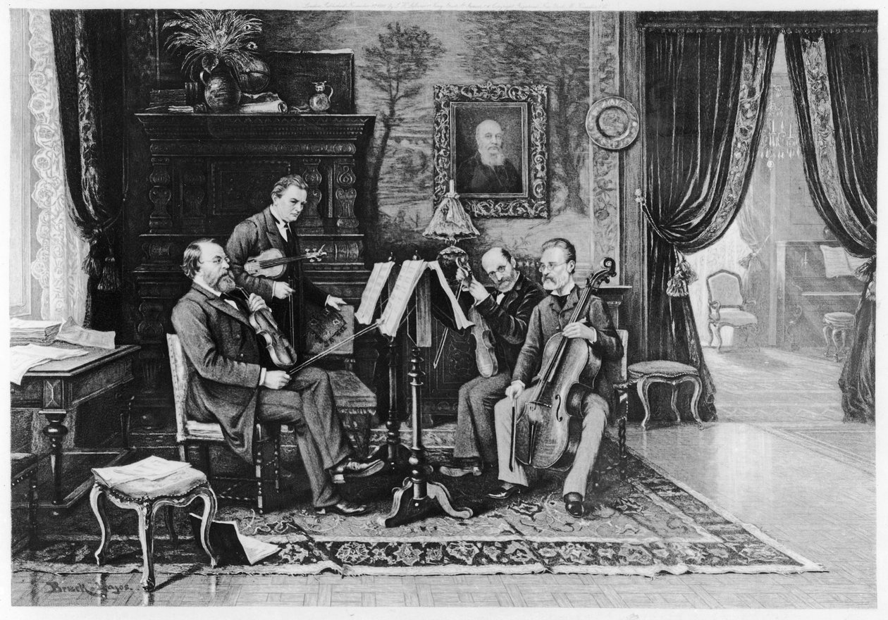 O quarteto de cordas de French School