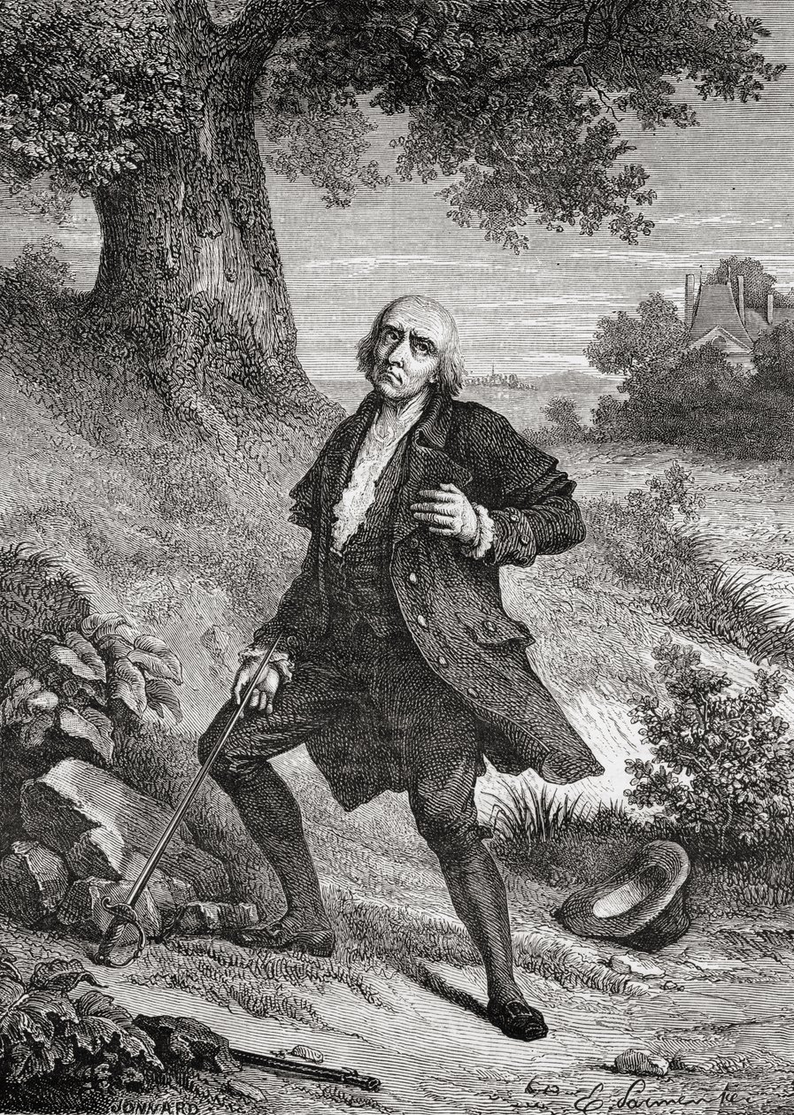 O suicídio de Jean Marie Roland de La Platiere (1734-93) 10 de novembro de 1793 de French School