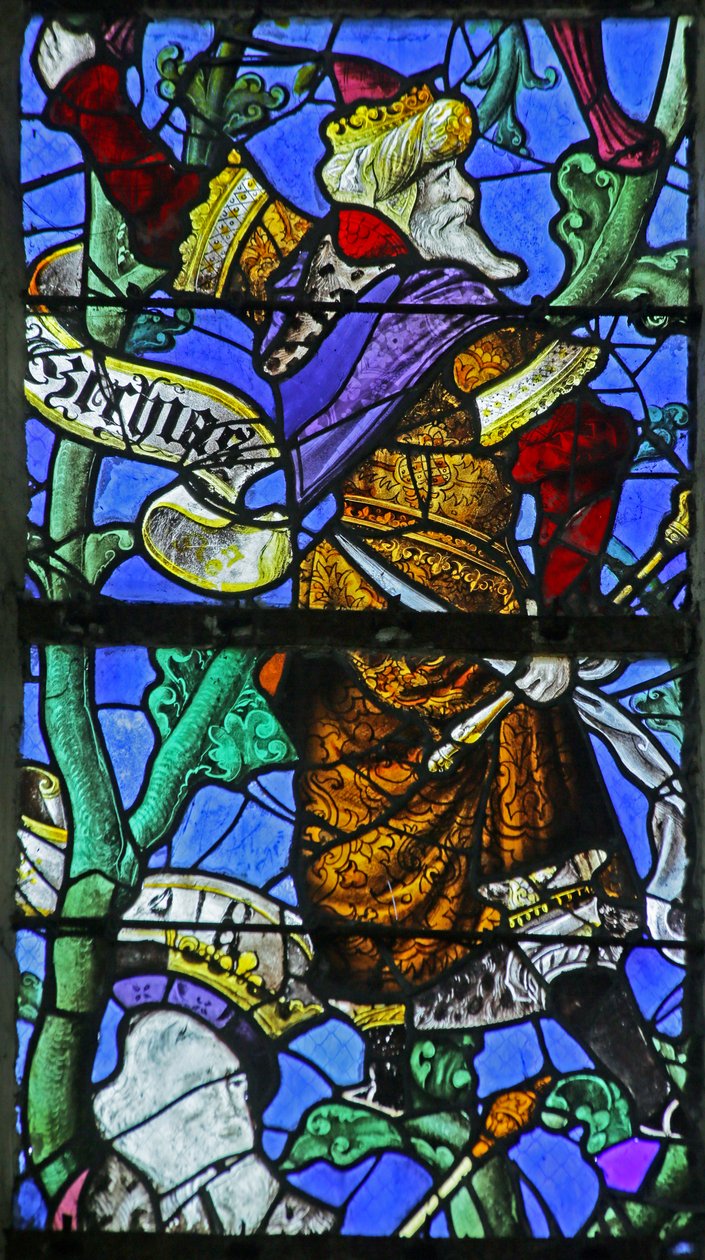 A árvore de Jessé: Ezequias, 1557 de French School