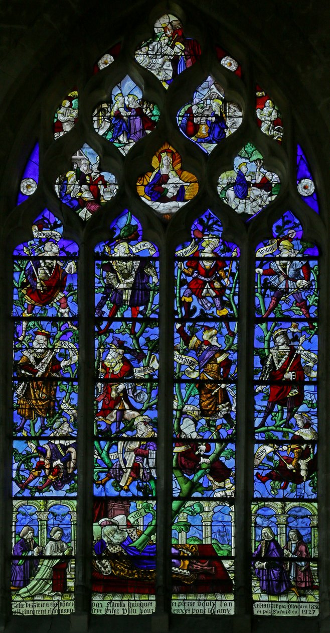 A árvore de Jessé: Jesse, 1557 de French School