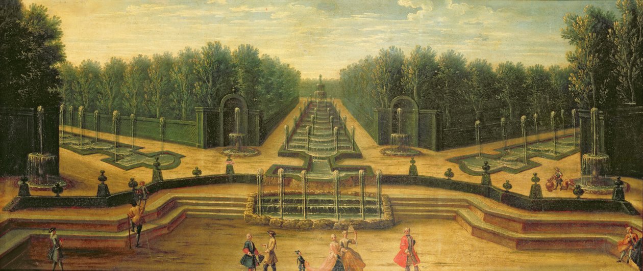 O teatro da água, Versalhes de French School