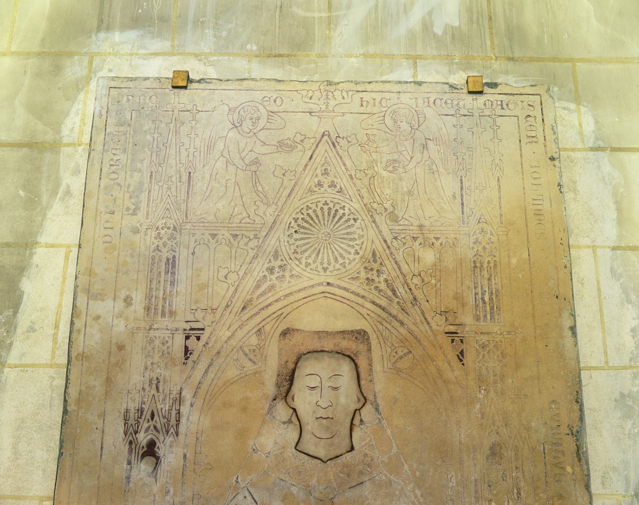 Lápide de Magister Johannes, 1340 de French School