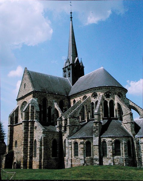 Vista do East End da Abadia de French School
