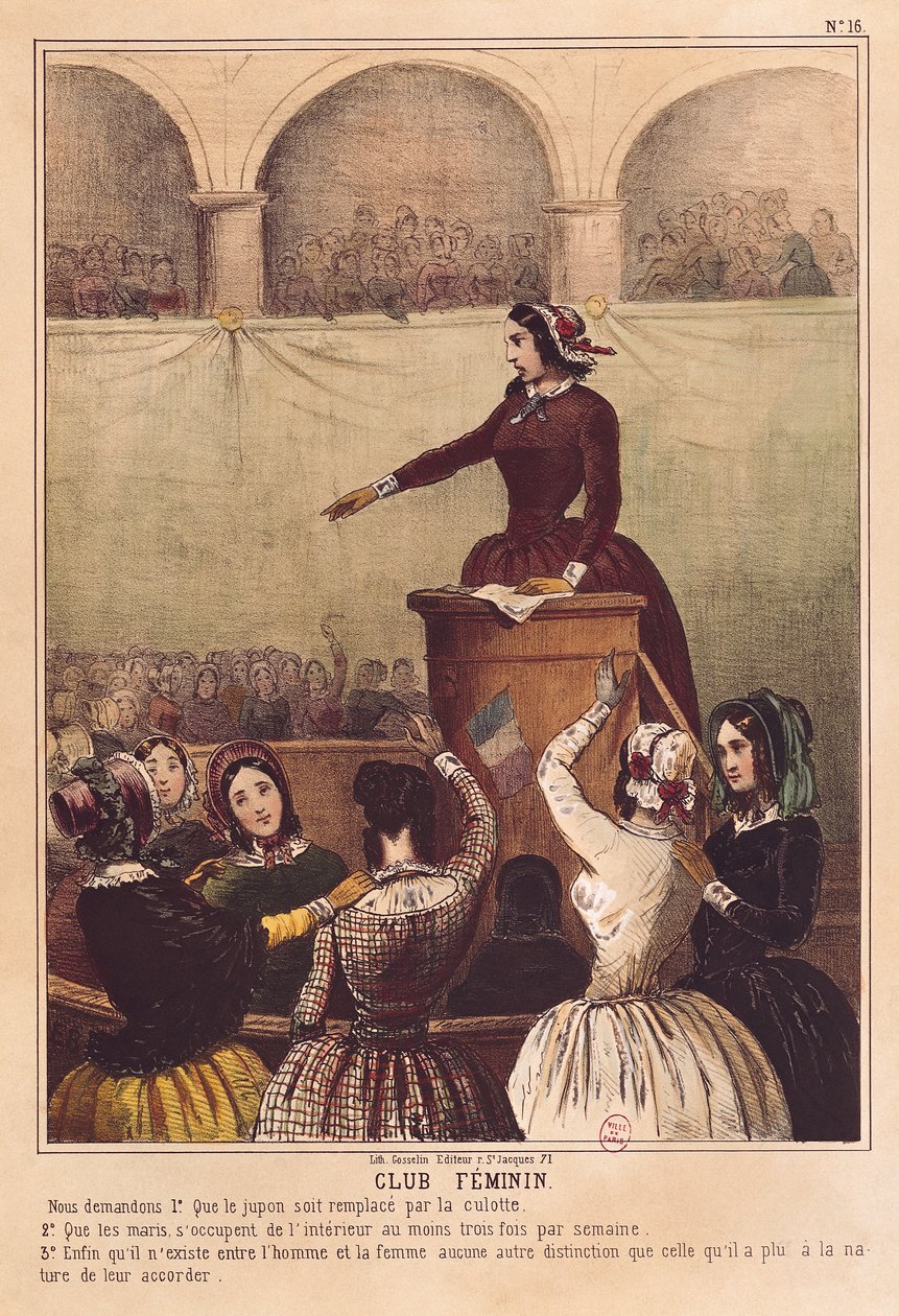 Clube das Mulheres, c.1848 de French School