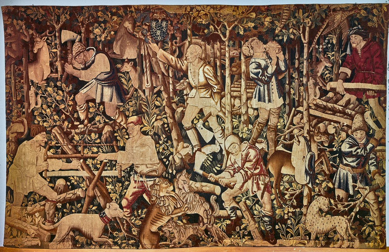Os madeireiros (têxteis) de French School
