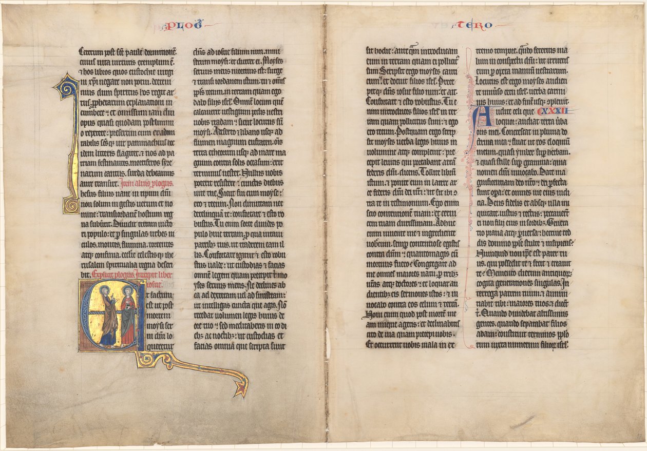 Josué diante do Senhor de French 13th Century