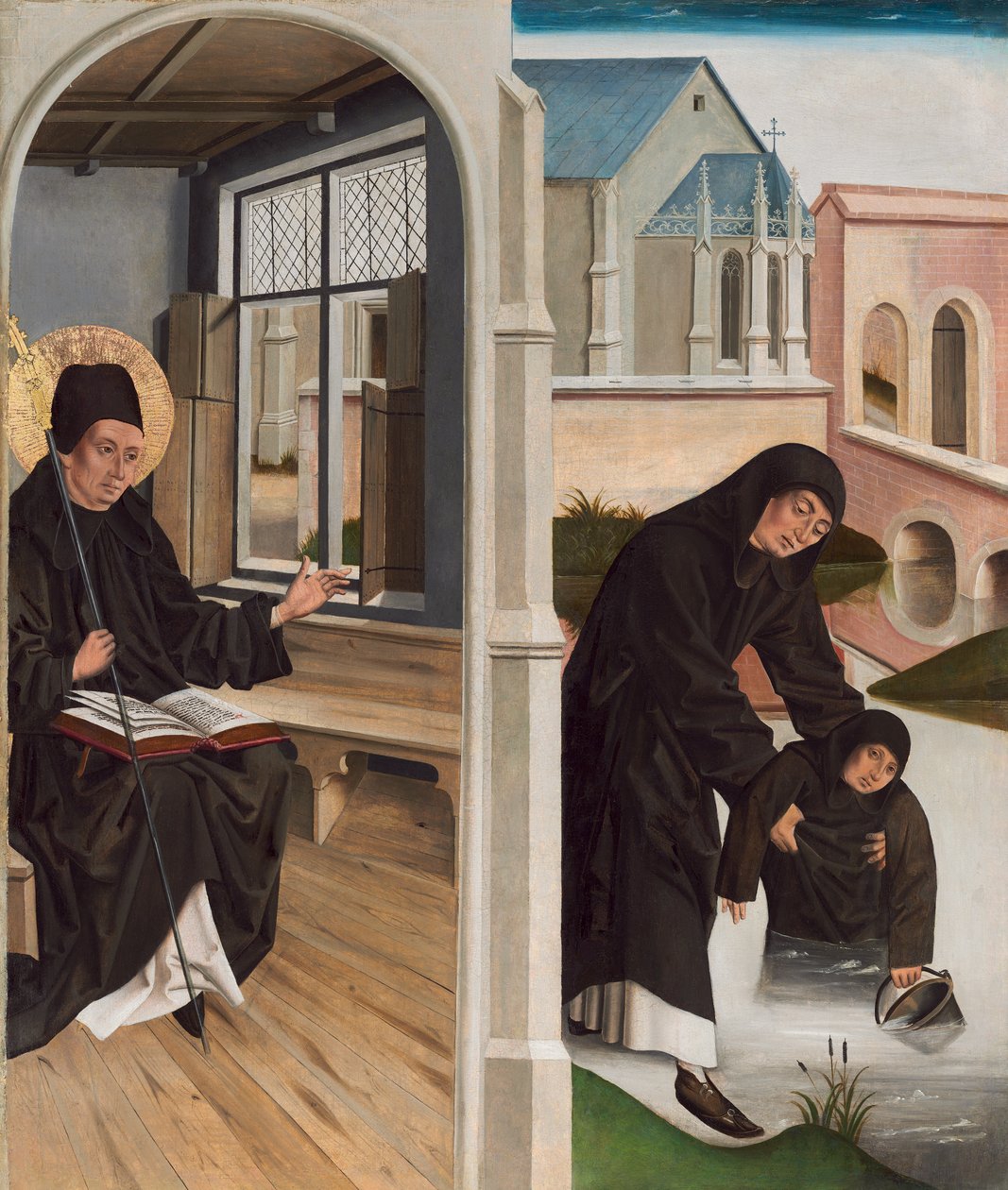 Um milagre de São Bento de French 15th Century