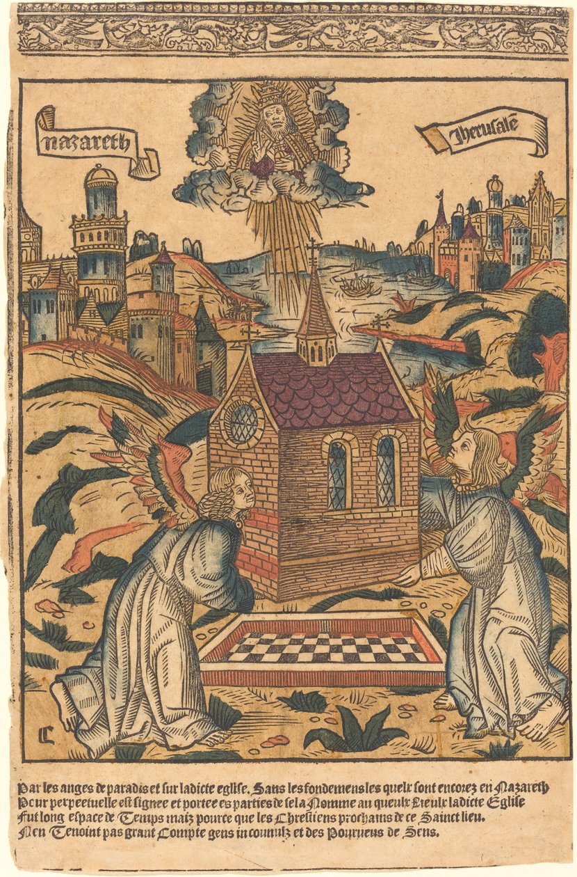 O Transporte da Santa Casa de Loreto de French 15th Century