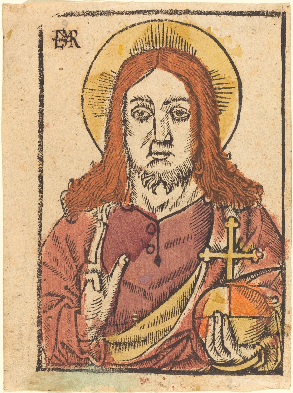 Salvador do mundo de French 15th Century or Master EMR