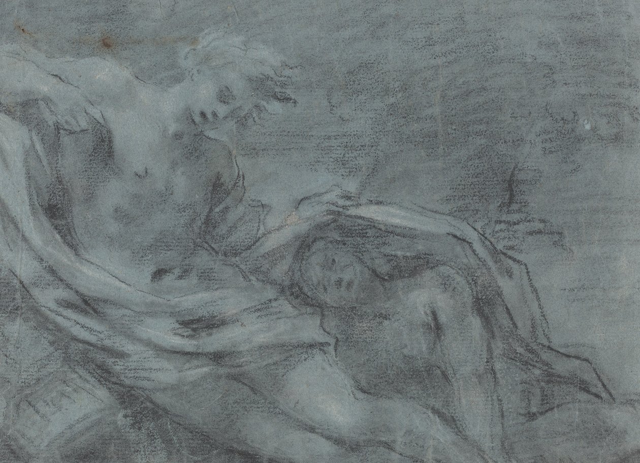 Duas Figuras Reclinadas [verso] de French 17th Century