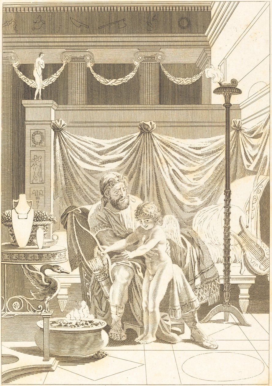 Outra imitação: Love molha de French 18th Century