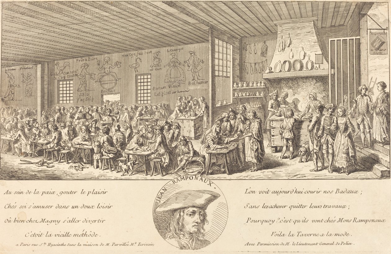 Cabaré de Ramponaux de French 18th Century