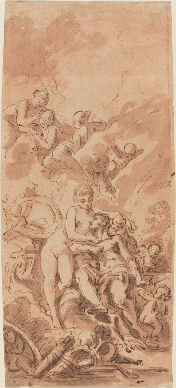 Vênus na Forja de Vulcano de French 18th Century
