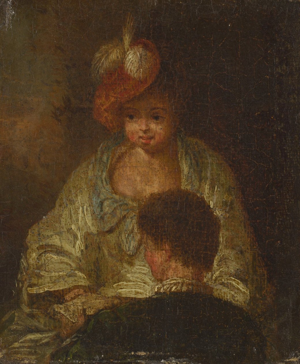 jovem e homem de French 18th Century