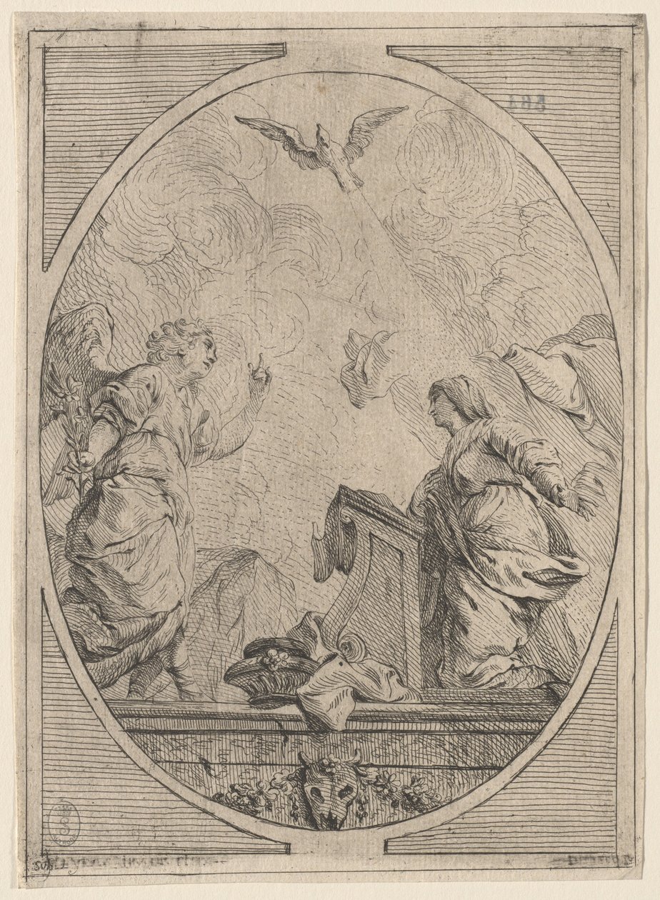 A Anunciação de French 18th Century after Pierre Hubert Subleyras
