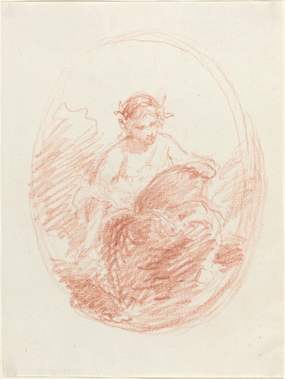 Figura alegórica de French 19th Century