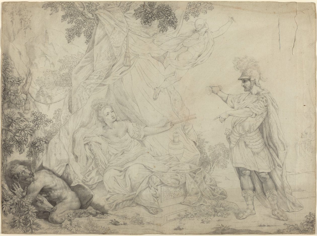 Circe e Ulisses de French 19th Century