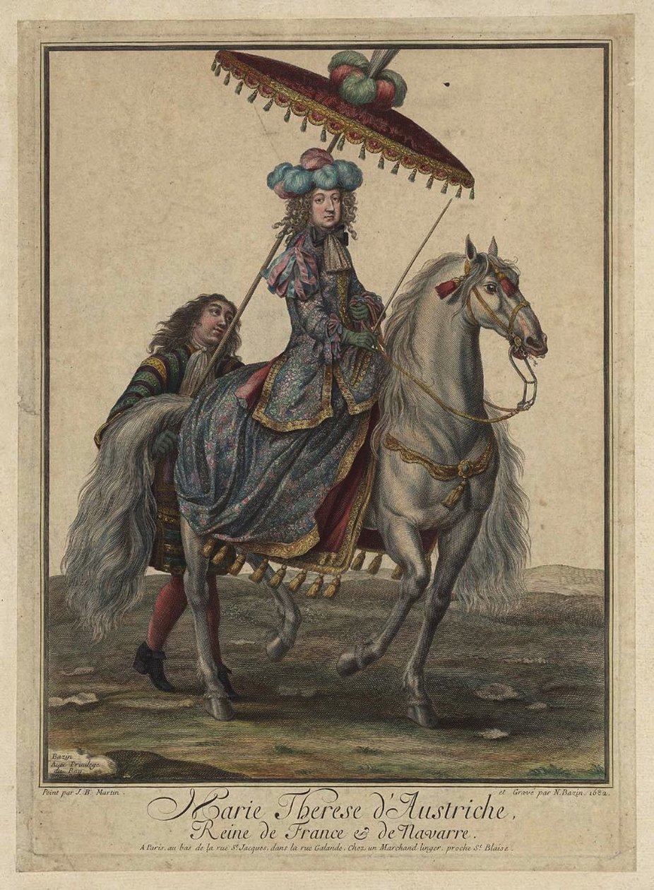 Maria Teresa de Espanha 1638-1683, rainha consorte da França e Navarra, 1682 de French Master