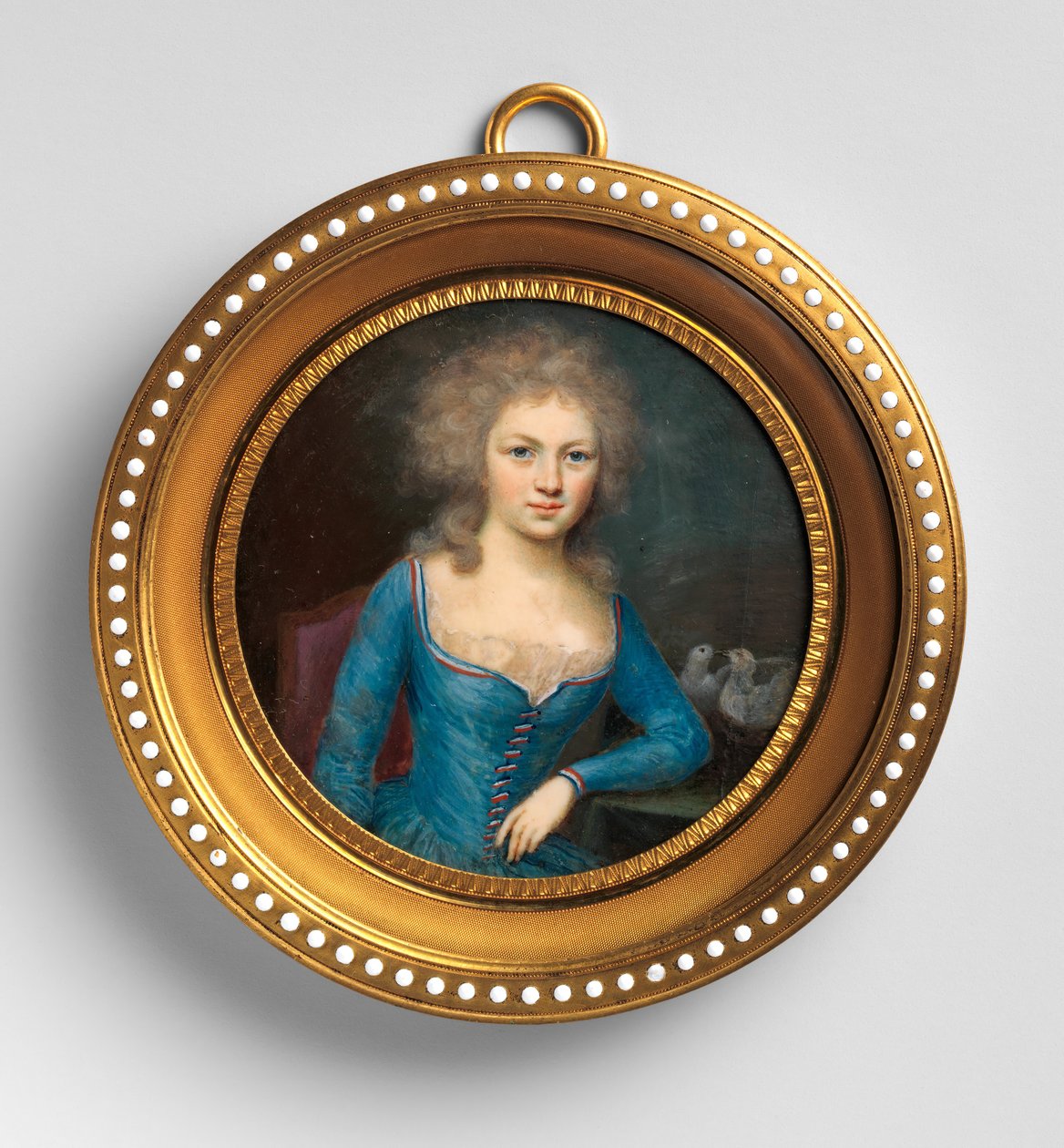 Retrato de uma mulher. de French Painter