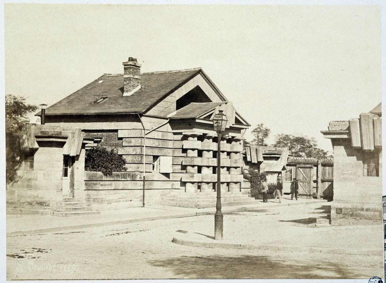Barriere des fourneaux Vaugirard nas fotografias "les barrieres de Paris" de Gouviot de French Photographer