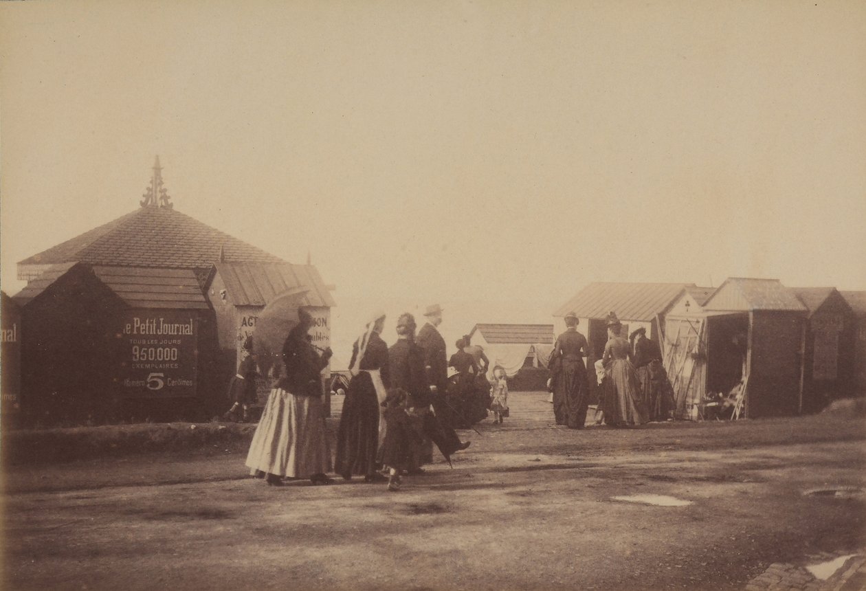 Estabelecimento balnear em Villers-sur-Mer, Deauville, França de French Photographer