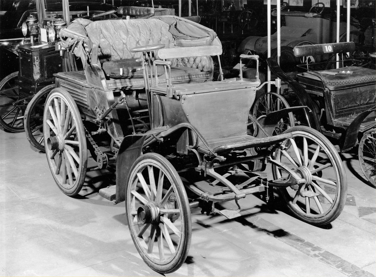 Carro Benz, 1898 de French Photographer