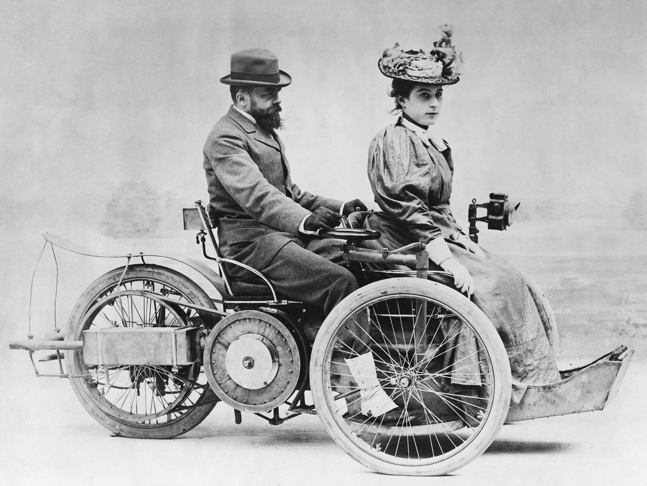 Carrinho de Bollées, 1896 de French Photographer