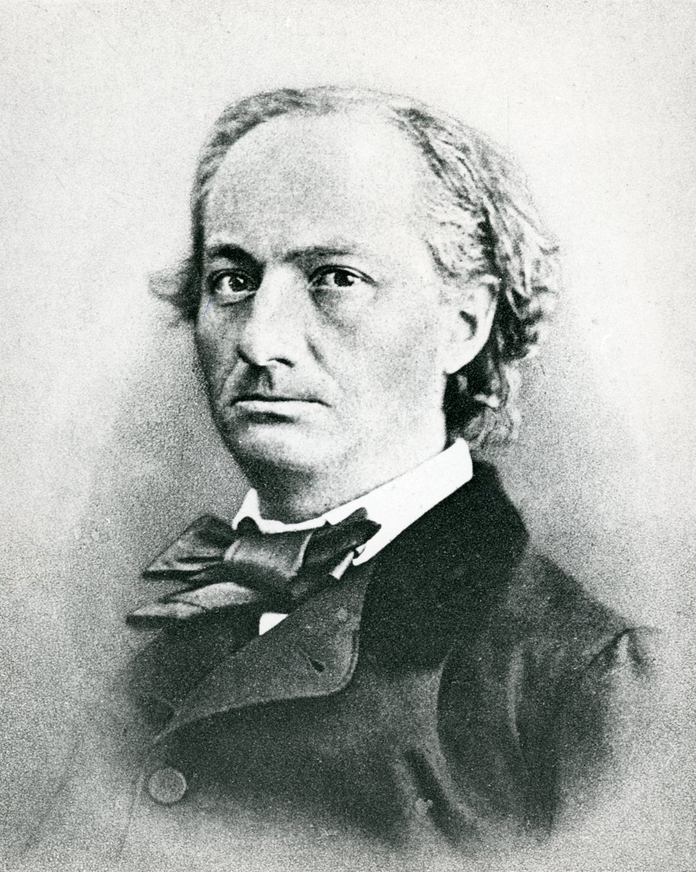 Charles Baudelaire (1821-67) (foto a p/b) de French Photographer