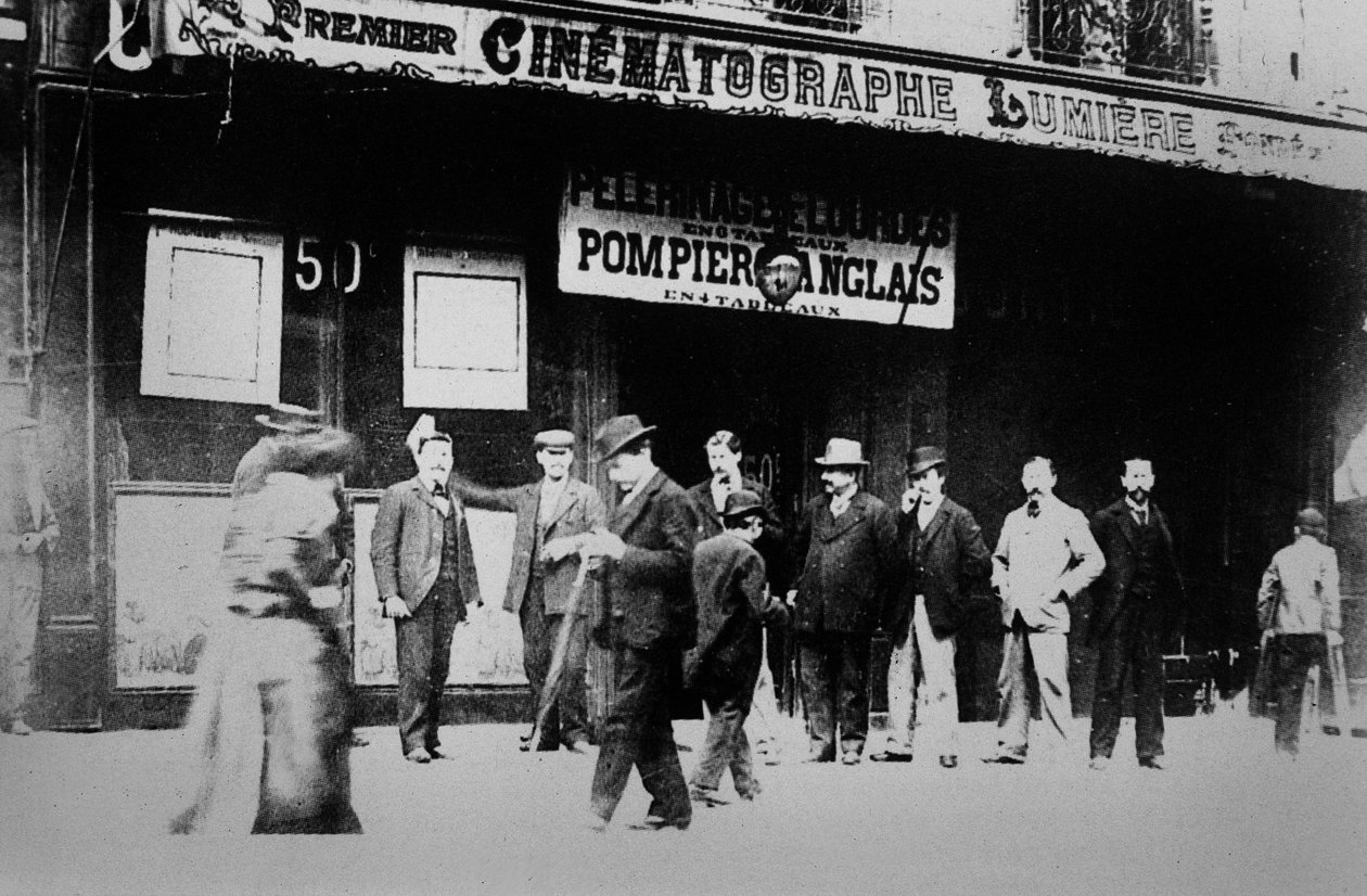 "Cinematographe Lumiere", primeiro cinema em Paris de French Photographer