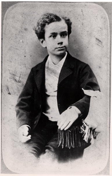 Fernand Pelloutier (1867-1901) quando criança (foto a p/b) de French Photographer
